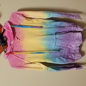 Soft rainbow hoodie